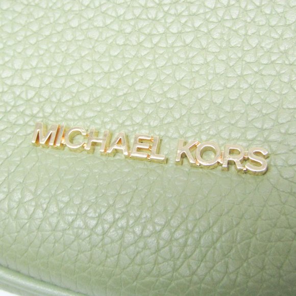 Michael Kors DOVER 35R3G4DC5L Women's Leather Shoulder Bag Light Green - Picture 7 of 13